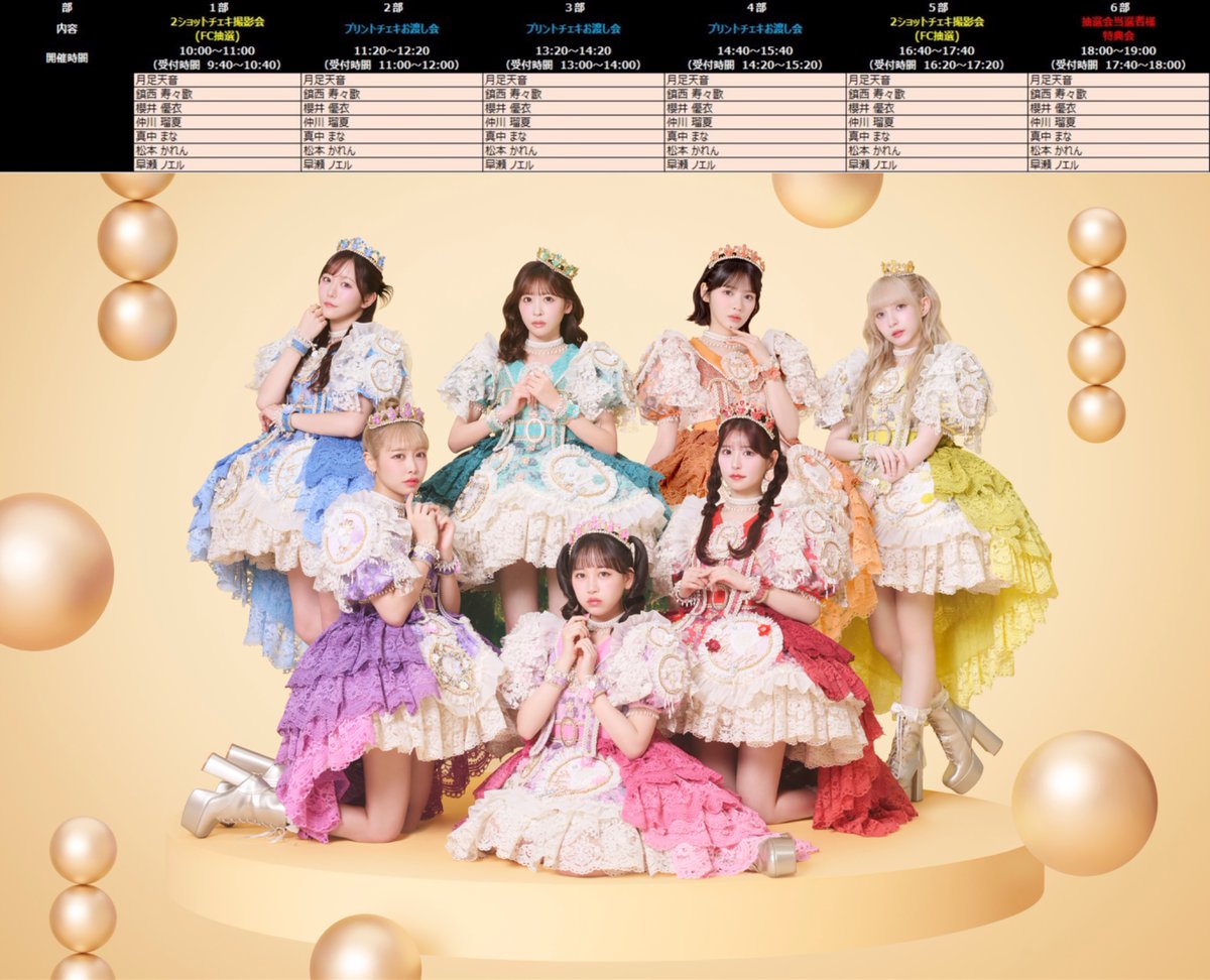 FRUITS ZIPPER、大特典会の事前抽選会開催決定！私物サイン会＆TikTok